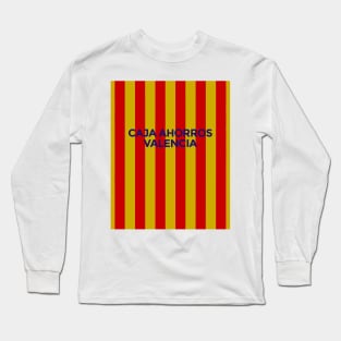 Vintage football Caja Ahorros Valencia Long Sleeve T-Shirt